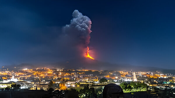 Mount Etna Eruption